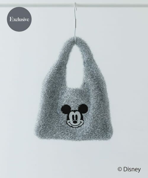 ＊＊RODE SKO / ロデスコ トートバッグ | 『別注』MICKEY/ワンハンドルラメニットバッグ（SILVER）