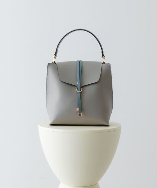 ＊＊RODE SKO / ロデスコ ショルダーバッグ | ワンハンドルフラップバッグ（GRAYxBLUE）