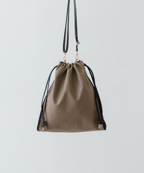 ＊＊RODE SKO / ロデスコ ショルダーバッグ | ウォッシャブルドロストショルダーバッグ（DARK BEIGE）