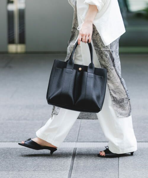 ＊＊RODE SKO / ロデスコ トートバッグ | ダブルポケットトートバッグ（BLACK）