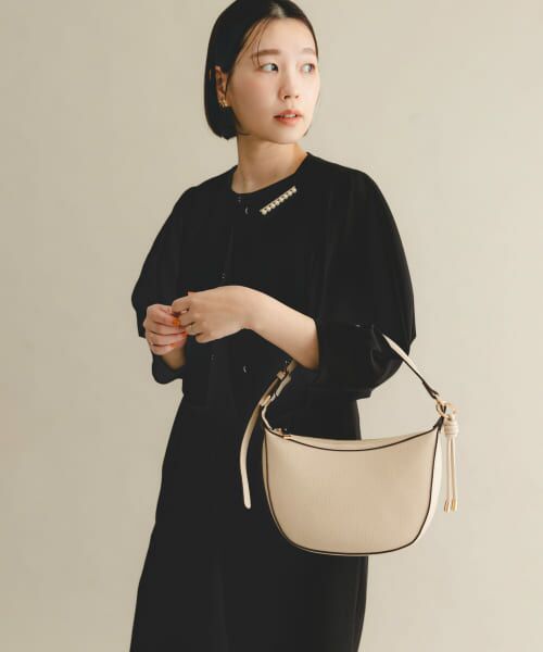 ＊＊RODE SKO / ロデスコ ハンドバッグ | ワンハンドルムーンバッグ（L.BEIGE）