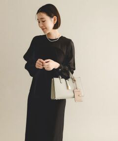 パスケース付フラップハンドバッグ