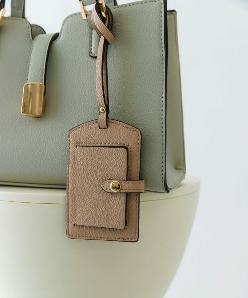 【美品】RODE SKO フラップハンドバッグ ロデスコ ベージュ RODE SKO ハンドバッグ サブバッグ付フラップハンドバッグ