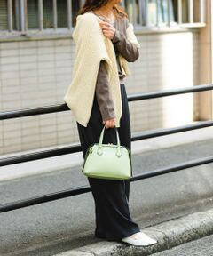 プチラウンドファスナートートバッグ