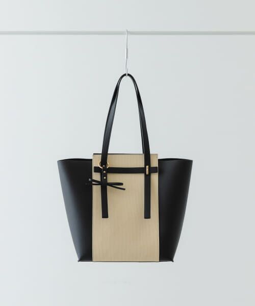 ＊＊RODE SKO / ロデスコ トートバッグ | キャンバスライクチャームトートバッグ（BLACK）