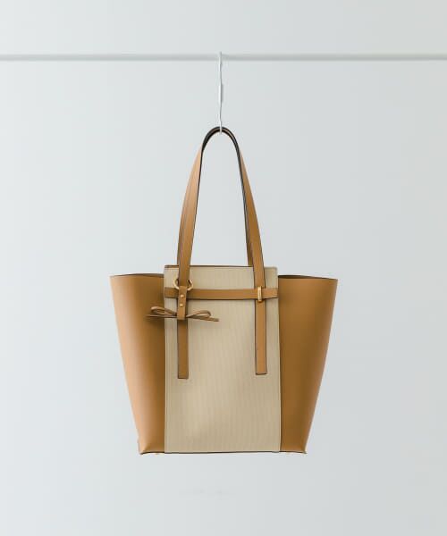 ＊＊RODE SKO / ロデスコ トートバッグ | キャンバスライクチャームトートバッグ（BEIGE）