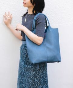 センターステッチVカットトートバッグ