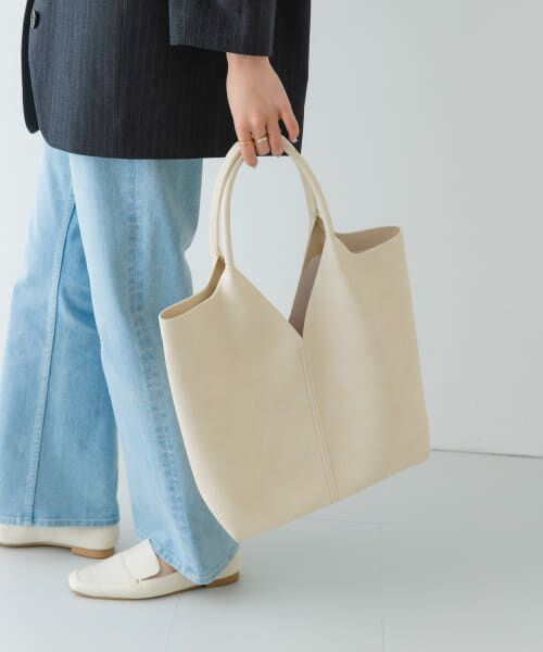 セール】 センターステッチVカットトートバッグ （トートバッグ