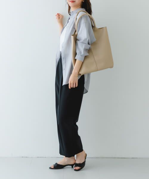 セール】 センターステッチVカットトートバッグ （トートバッグ