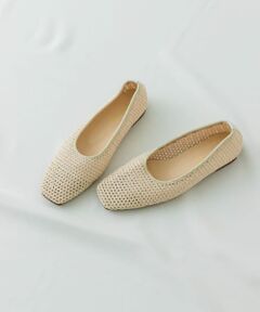 ＊＊RODE SKO / ロデスコ シューズ | 『MADE IN JAPAN』スクエアメッシュフラットシューズ