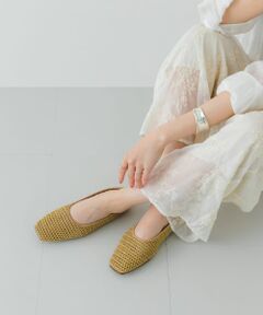 ＊＊RODE SKO / ロデスコ シューズ | 『MADE IN JAPAN』スクエアメッシュフラットシューズ