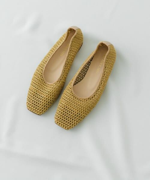 【美品】へリュー　メッシュフラットシューズ　37 美品】へリュー メッシュフラットシューズ 37 - メルカリ