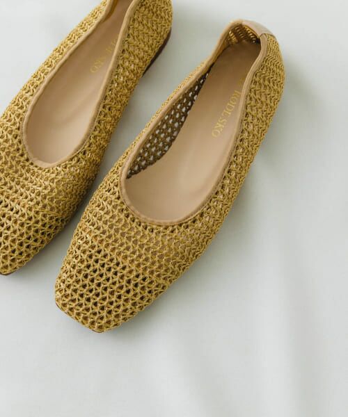 【美品】へリュー　メッシュフラットシューズ　37 美品】へリュー メッシュフラットシューズ 37低 価格