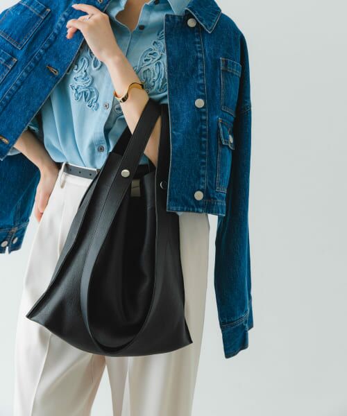 ＊＊RODE SKO / ロデスコ トートバッグ | BEAURE　カウレザー2デザインベルトバッグ（BLACK）