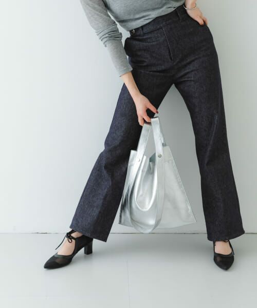 ＊＊RODE SKO / ロデスコ トートバッグ | BEAURE　カウレザー2デザインベルトバッグ（SILVER）