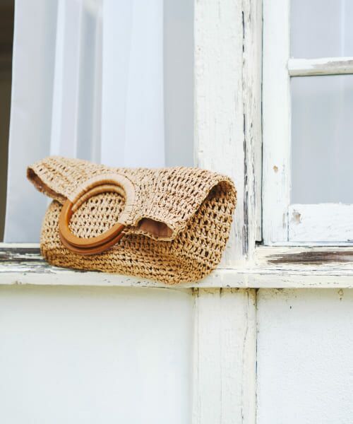 ＊＊RODE SKO / ロデスコ トートバッグ | ウッドハンドルペーパーバッグ（NATURAL）