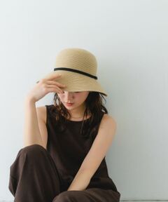 洗えるたためるリボンハット