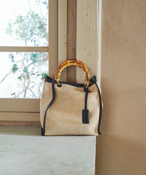 ＊＊RODE SKO / ロデスコ ショルダーバッグ | バンブー雑材バッグ（BLACK）