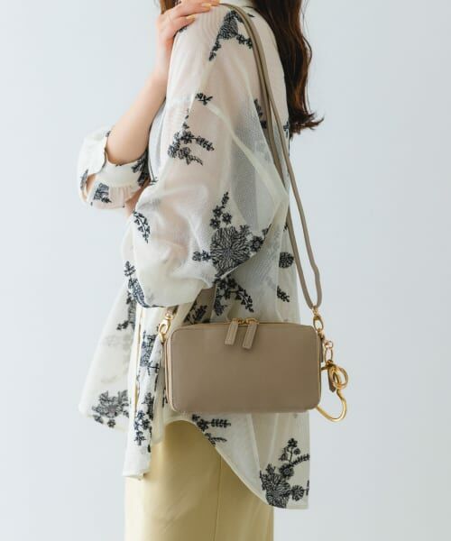 ＊＊RODE SKO / ロデスコ ショルダーバッグ | お財布ショルダーバッグ（GREIGE）