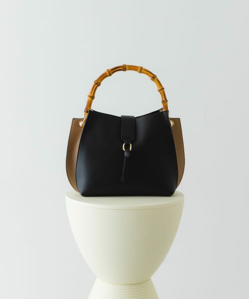 ＊＊RODE SKO / ロデスコ ハンドバッグ | バンブーワンハンドルバッグ（BLKxCML）