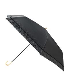 【WEB限定】【晴雨兼用】ドットピコレース折りたたみ日傘