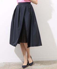 【50TH SPECIAL COLLECTION 辻直子監修】タックギャザーボリュームスカート