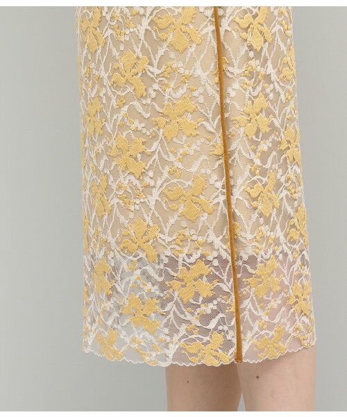 ROPE' / ロペ スカート | マロウ刺繍レースタイトスカート | 詳細7