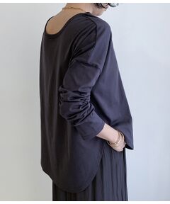 【WEB限定】【洗える】コットンチュニックTシャツ