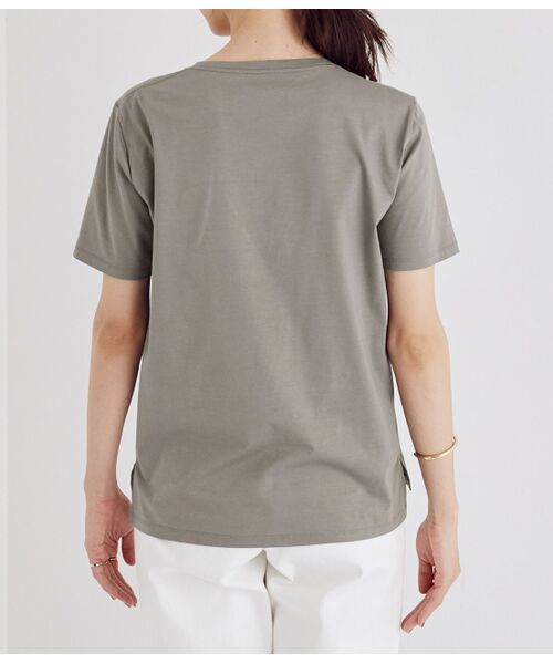 ROPE' / ロペ カットソー | ロゴ刺繍Tシャツ | 詳細5