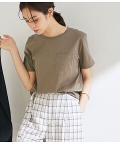 【洗える】ロゴ刺繍TEE