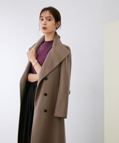 【21AW】プレミアムカシミヤショールカラーコート