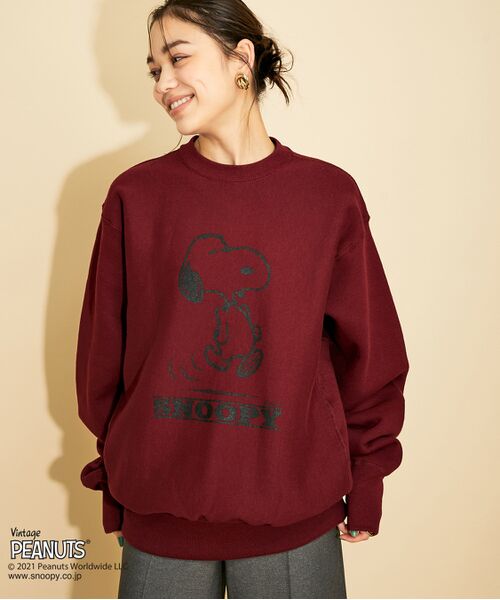 セール Camber For Peanuts ヴィンテージライクスヌーピースウェット スウェット Rope ロペ ファッション通販 タカシマヤファッションスクエア