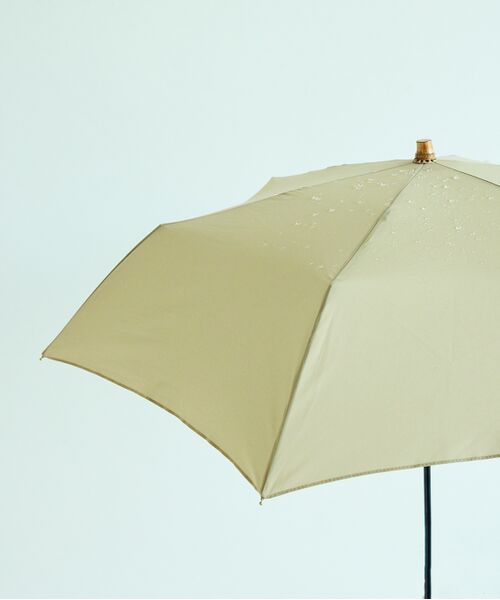ROPE' / ロペ 傘 | 【晴雨兼用】バンブーハンドルコンパクトアンブレラ  折りたたみ傘 | 詳細1