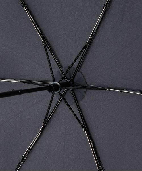 ROPE' / ロペ 傘 | 【晴雨兼用】バンブーハンドルバイカラーコンパクトアンブレラ  折りたたみ傘 | 詳細3