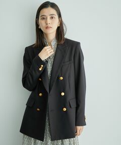 22AW逸品/ダブルブレスト紺ブレザー