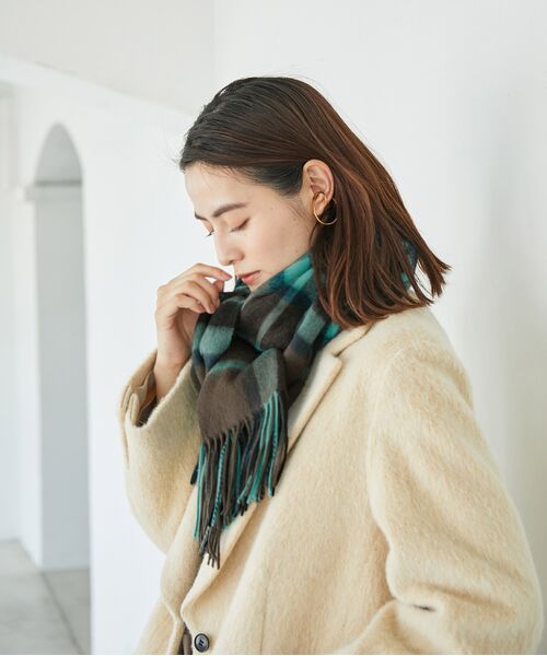 【人気】Acne Studios マフラー ウール メンズ 黒 大判 ベーシック