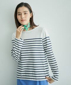 【PETIT BATEAU（プチバトー）】ボーダーカットソー