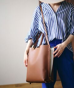 【E'POR】【A4対応】Y BAG Large（サイドジップ縦型トートバッグ）/一部WEB限定