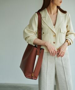 【E'POR】【ドラマ着用】【A4対応】 Y BAG Shoulder L（サイドジップショルダーバッグ）