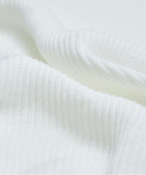 ROPE' / ロペ ニット・セーター | 【洗える】ホールガーメントリブ5分袖プルオーバー | 詳細13