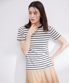 【PETIT BATEAU（プチバトー）×ROPE'】ラウンドネックTEE