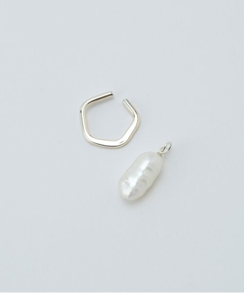 【Lemme.（レム）】L3506 Hang Pearl Earcuff