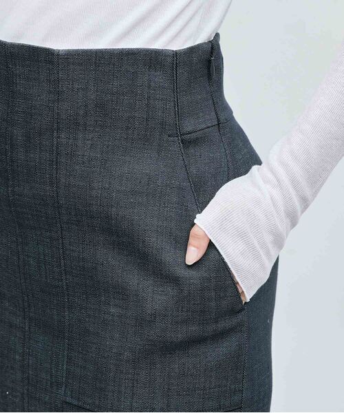 ROPE' / ロペ スカート | デニムライクポケット付きタイトスカート | 詳細11
