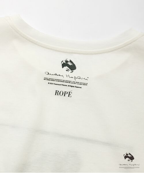 ROPE' / ロペ カットソー | 【AUDREY HEPBURN COLLECTION BY JUN】プリントフレンチスリーブ T シャツ | 詳細7