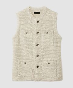 【COOHEM】BASIC TWEED VEST