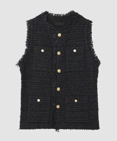 【COOHEM】BASIC TWEED VEST (コーヘン/ベーシックツイードベスト)