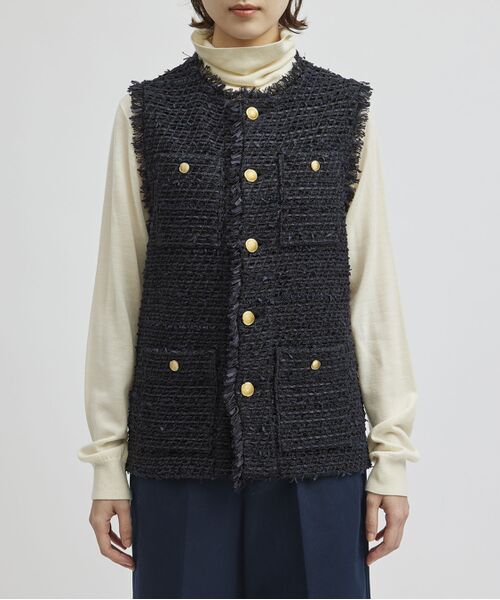 ROPE' / ロペ ベスト | 【COOHEM】BASIC TWEED VEST | 詳細1