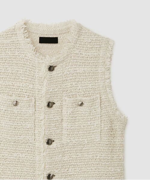 ROPE' / ロペ ベスト | 【COOHEM】BASIC TWEED VEST | 詳細12