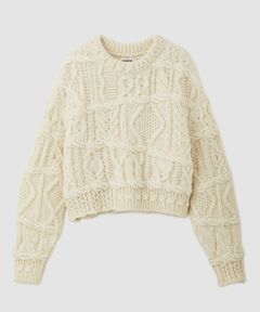 【COOHEM】CRAZY ARAN PULLOVER【一部WEB限定カラー】