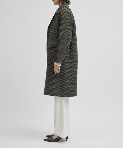 ROPE' / ロペ ノーカラージャケット | 【COOHEM】HERRINGBONE TWEED COAT | 詳細2